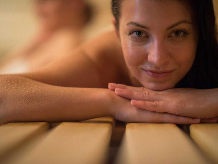 enjoy sauna session at home