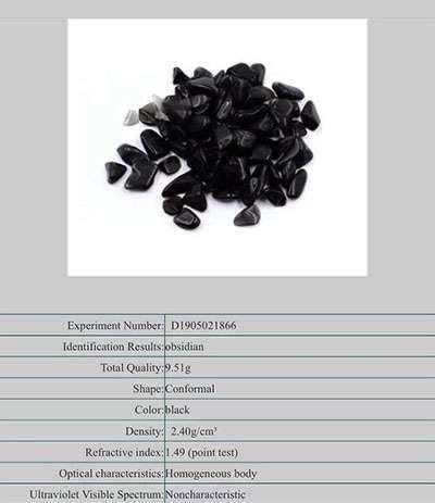 Black Obsidian Certificate