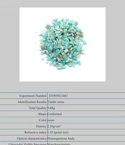 Tianhe Stone Certificate