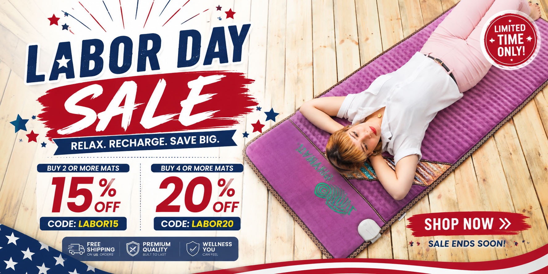 PEMF therapy mat - Labor Day Sale-PHYMAT