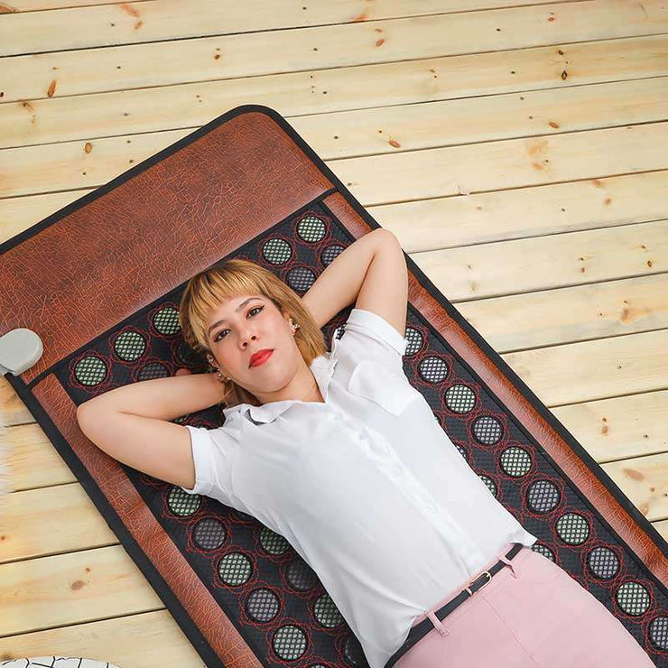 Led Infared Mat PHYMAT Photon LED PEMF Infrared Mat, 5 Therapies in One Heating Pad ...