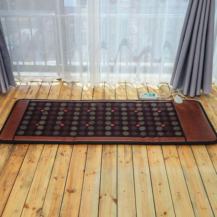 Led Infared Mat PHYMAT Photon LED PEMF Infrared Mat, 5 Therapies in One Heating Pad ...