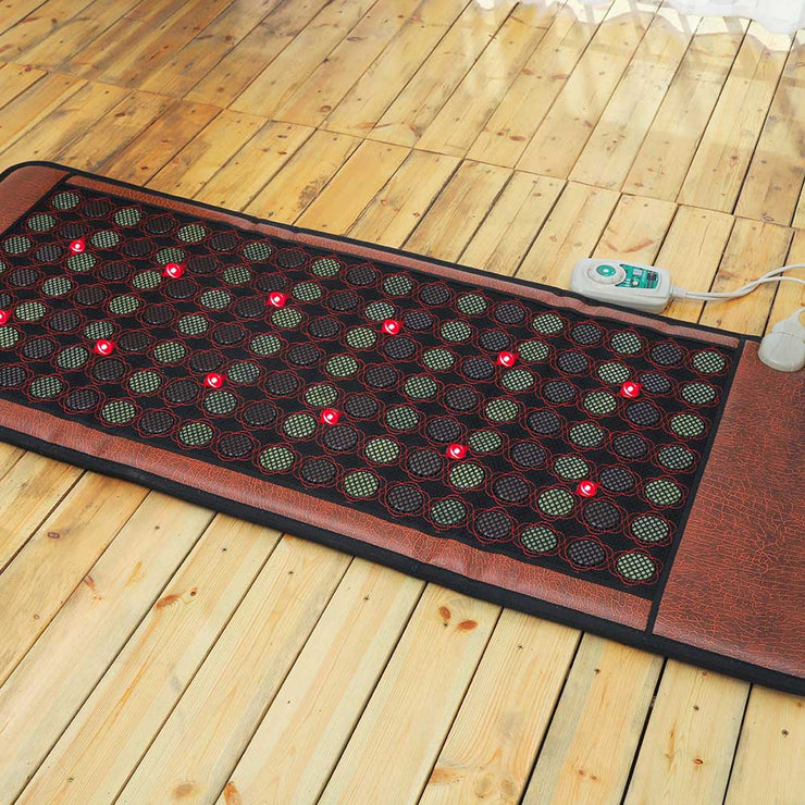 Led Infared Mat PHYMAT Photon LED PEMF Infrared Mat, 5 Therapies in One Heating Pad ...
